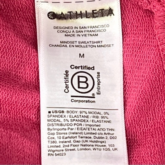 ATHLETA WOMEN'S LONG SLEEVED PULL OVER SWEATSHIRT STYLE TOP - Picture 7 of 15